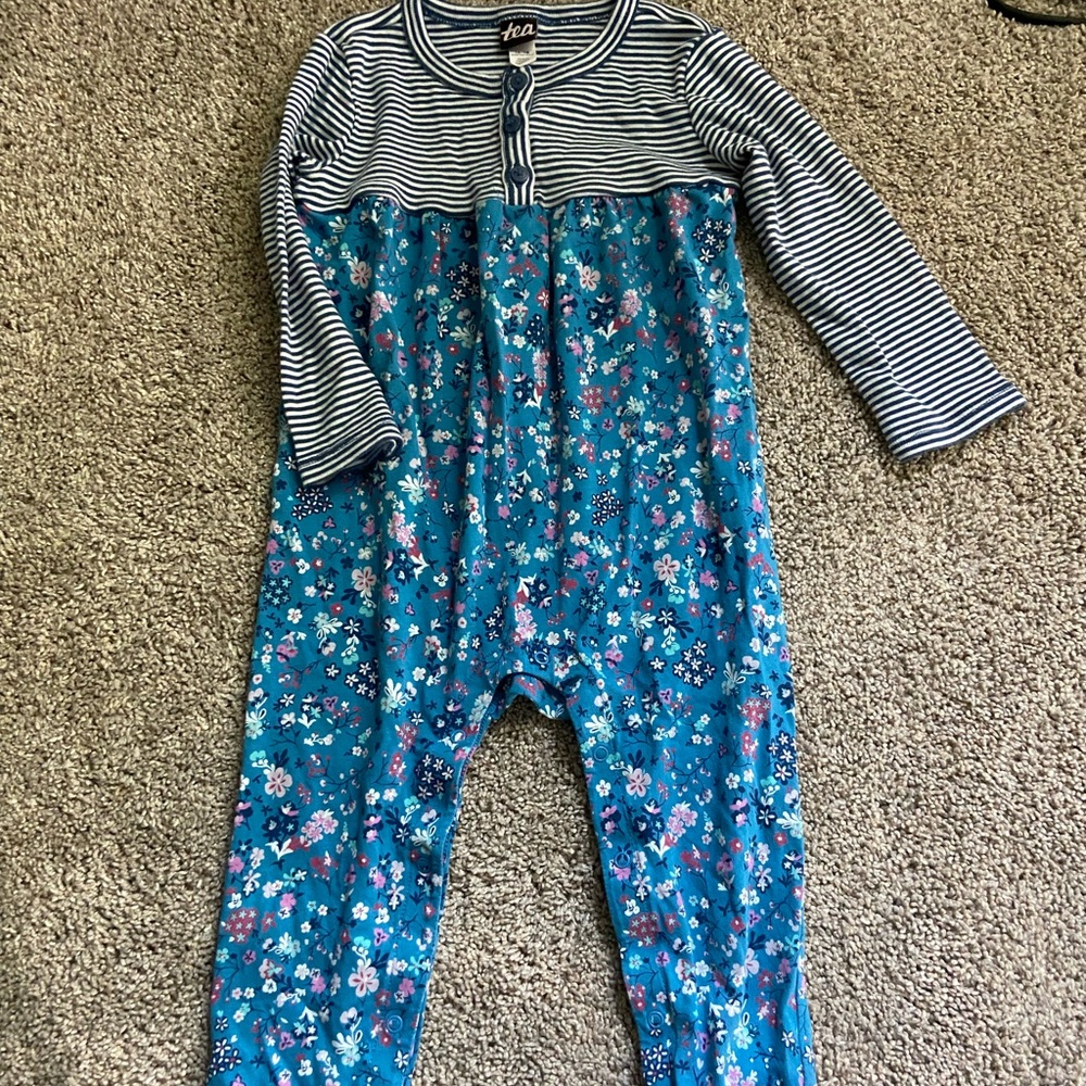 Long sleeve Tea Collection Romper